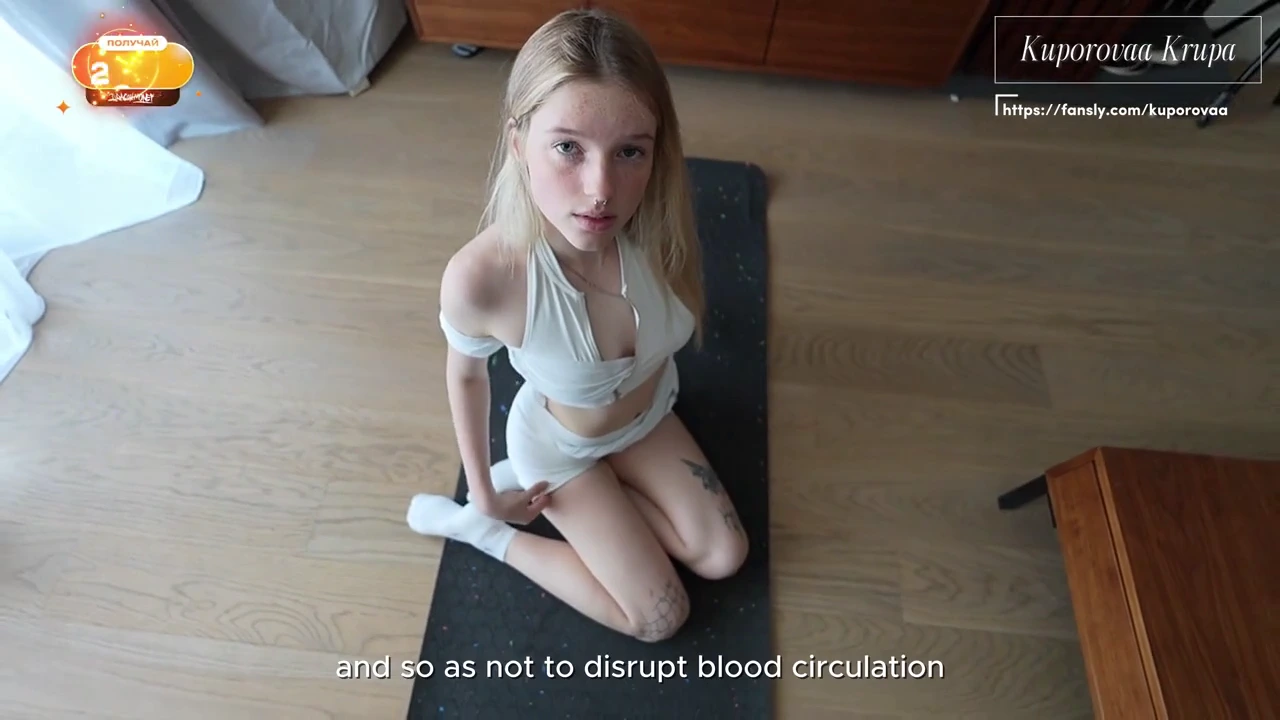 A cute girl, the stunning Kuporovaa Krupa, tried yoga for the first time. Her instructor couldn’t resist her charm, and things got steamy in this high-definition, rough encounter that perfectly captures her passionate energy.